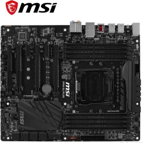 For MSI X99A SLI PLUS Motherboard LGA 2011 V3 DDR4 For Intel X99A X99M Desktop Mainboard SATA III PCI-E X16 Used