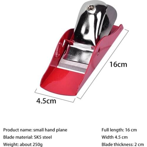 Mini Hand Plane Flat bottom and steel blade wood planer for Trimming Carpenter No Handle DIY Model Making tools Hand planer