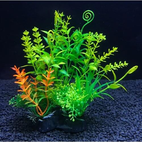 Simulation Artificial Plants Aquarium Decor Water Weeds Ornament Plant Fish Tank Aquarium Grass 14Cm Decoration