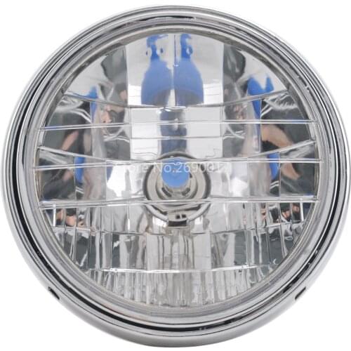 Motorcycle 35W Headlight Front Light Amber Cafe Racer Light Black For Honda CB400 CB500 CB1300 Hornet 250 600 900