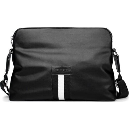 Mens one shoulder slant bag business travel one shoulder bag leisure computer handbag large capacity waterproof slant bag