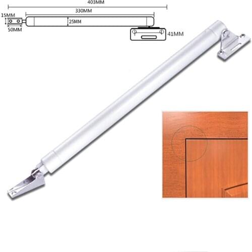 Pneumatic Anti-Fire Door Closers Automatic Rebounder Air Cylinder Type Wooden Door Closer 15G to 60KG Space Aluminum Door Closer