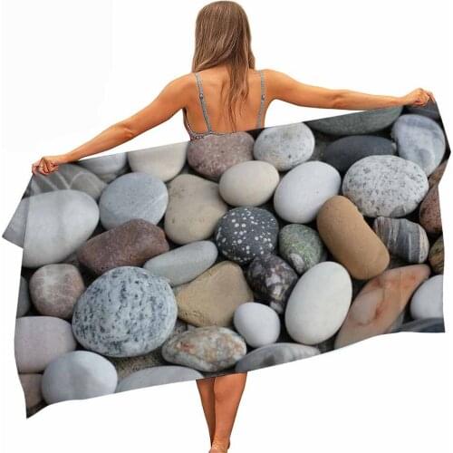Rock Microfessional pool Beach towel Portable towel Quick dry sand Outdoor trip Swimming ceiling Thin yoga mat
