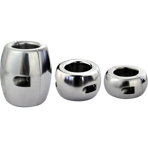 Stainless Steel Heavy Duty Ball Scrotum Stretcher Metal Scrotum Pendant Male Delay Ejaculation Penis Ring BDSM Sex Toy For Men