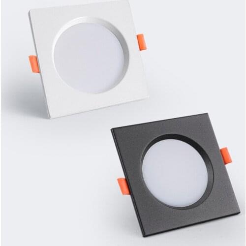 Dimmable SMD Recessed Led Downlight Square 2835 Spotlight AV 110/220V 18W 24W 30W Ceiling Lamp For Indoor Lighting