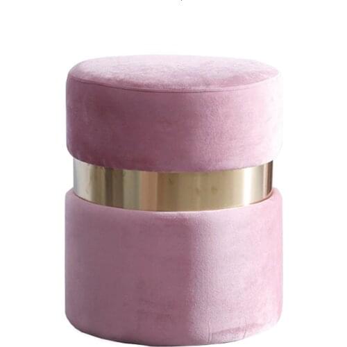 Northern Europe Shoes Stool Concise Modern Household Solid Wood Sofa Stool Light Luxurious Makeup Benches Dressing Stool Bench