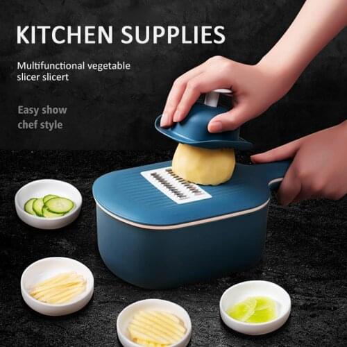 Cucumber Mandoline Slicer Cutter Multi-function Potato CarrotGrater Shredders With Strainer Kitchen Fruit And Vegetable Tools
