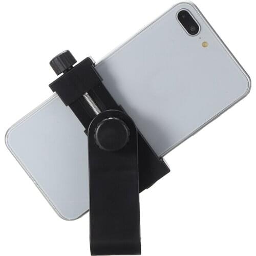 Universal Smartphone Holder Phone Photography Tripod 360 Degree Rotated Cell Phone Mount Black Mobile Phone Selfie Stick Bracket
