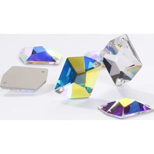 XiChuan AB Color Flatback Sew On Stones New Design Cloth Decoration Rhinestones Glass Crystals Wedding Dress DIY Accessories