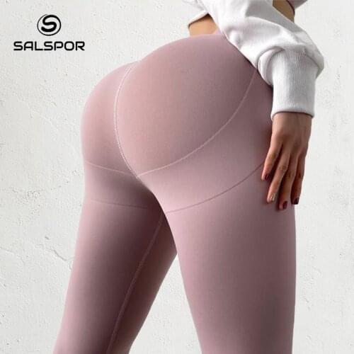 SALSPOR High Waist Leggings Women Push Up Sexy Exercise Fitness Leggings Gym Leggings Ladies Legging