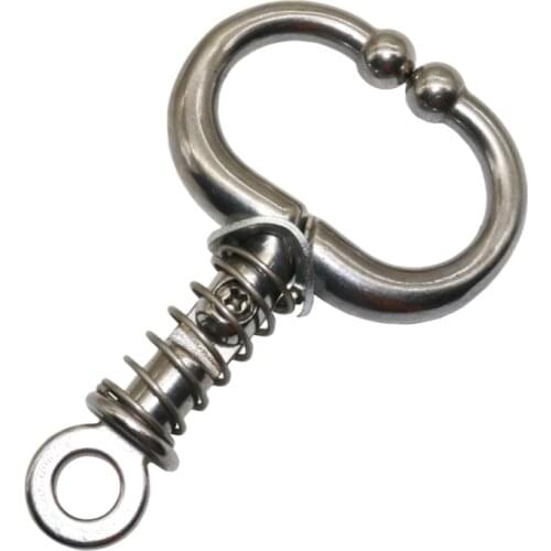 1 Pcs Farm Animals Stainless steel Automatic Spring Nose Pliers Cattle Baoding Ware Binding Tool Nose Clamp Traction Cattle Ring