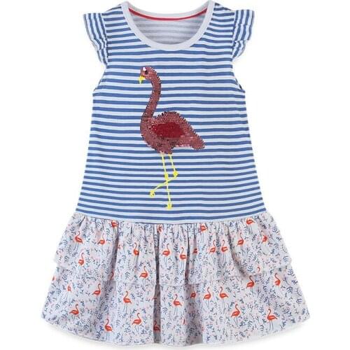Bambino New Year 2021 Summer Dress 2-7 Years Baby Girl Dress Childrens Clothing Costumes for Kids Girls Fancy Dress of Child