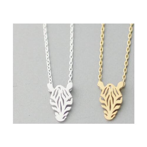 Daisies One Piece Statement Metal Alloy Zebra Choker Necklace Chain Collar Pendant Fashion New Statement Jewelry Women Best Gift