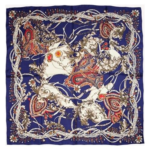 ELEGANT HANDMADE BRAND 100%Twill Silk Scarf TWIC-49499