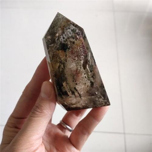 Phantom Crystal Point Pierre Cristals Stone Wicca Decor Island Himalaya Islend Spiritual Meditation Reike Healing Chakra Islands