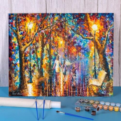 Real Dreams Painting By Numbers Set Oil Paints 40*50 Canvas Painting Wall Paintings Crafts For Adults Wall Art Wholesale