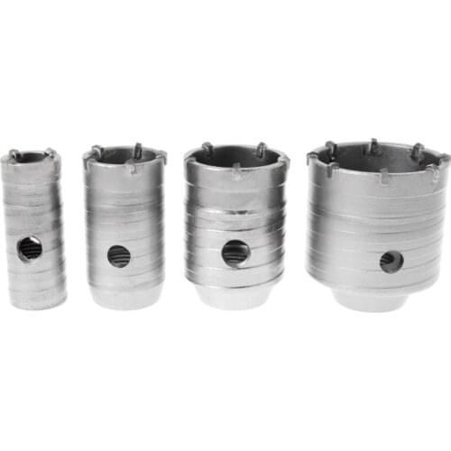 30/40/50/65mm SDS Concrete Cement Stone Wall Hole Saw 110/200/320mm Round Rod SDS Plus Shank Cutter Concrete Cement Stone