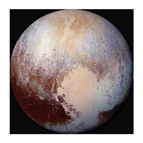 Beautiful amazing great landscape Pluto space Solar System Charon astronomy Home Decoration Canvas Poster