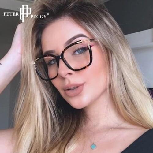 Square Optics Glasses Women Frames Fashion Vintage Transparent Lens Glasses Men Prescription Myopia Eyeglasses Frames