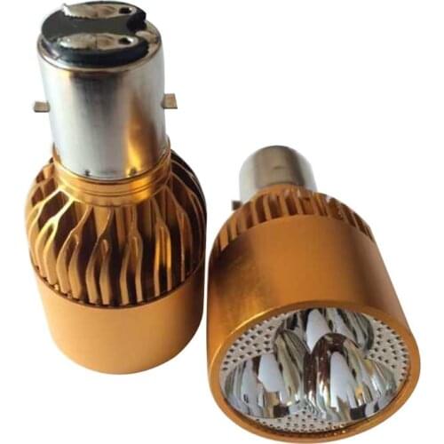 50LC 1Pcs H6 BA20D LED Motorcycle headlight Bulbs White 6000K Fog Head light 9W High Low Beam Universal 12V 36V 48V 56V 60V