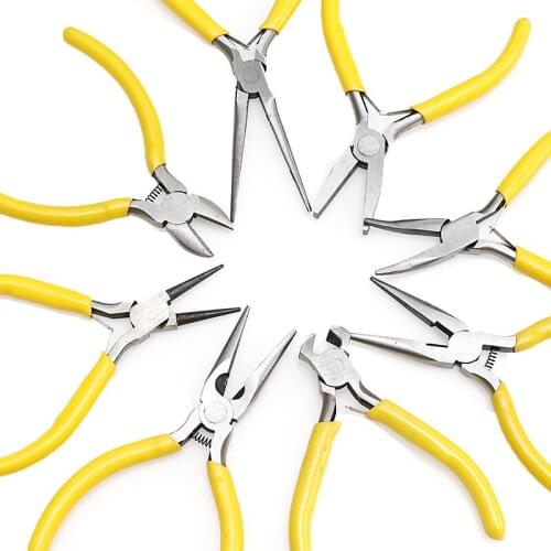 Mini Wire Cutter Pliers Manual Diagonal Pliers Household Small Curved Nose Flat Pliers Hand tools