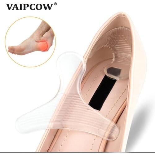 Fashion Silicone Gel High Heel Grip Shoe Insole Pad Foot Protector Cushion