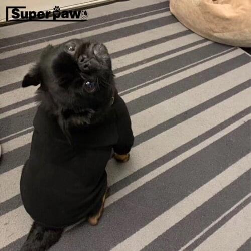Fashion Pet Dog Hoodie Winter Warm Clothes Puppy Sweatshirt Coat Jacket For Small Medium Dogs French Bulldog Dropshipping GKC29