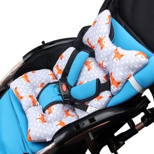 Soft Baby Stroller Cushion Newborn Car Safety Seat Cover Comfortable Diaper Pad for Stroller Accessories Infant Head Support