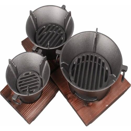 2019 newest!!! Thick iron charcoal stove charcoal grill with board