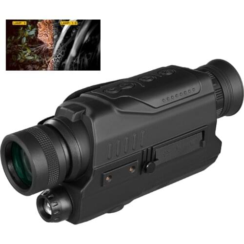 Hunting Digital Night Vision DVR Recorder Devices Monocular Binoculars 5x32 Zoom Infrared Video Lighting Optics WG532