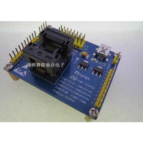 Original ST IC Test Seat STM8L101 STM8L151F Burning Programm STM8S003F STM8L05TSSOP20 Socket Adapter