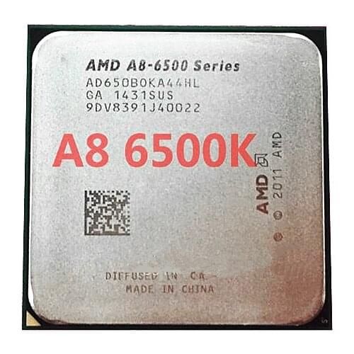 Free Shipping for AMD A8 6500K A8-6500K 3.5 Quad-Core CPU Processor AD650BOKA44HL Socket FM2
