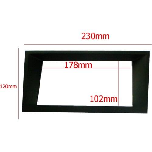 For Ford Focus 2 Din frame to Car Radio for C-Max S-Max Fusion Transit Fiesta use car Multimedia radio player Double din Fascia