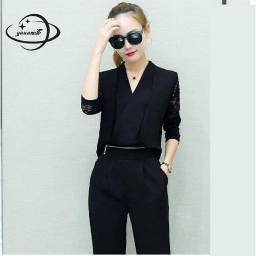 S-2XL Womens Jumpsuits Spring Autumn Female Romper Overalls Playsuits Long Sleeve V-Neck Collar Solid Ladies Bodysuits Clothes