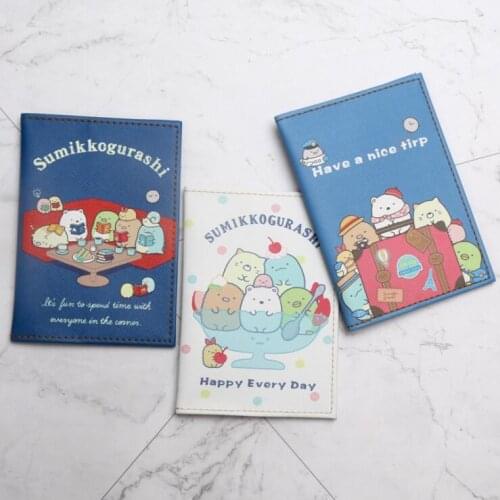 Cute Cartoon Pattern Travel Passport Holder Wallet Ladies Men passport Credit Card Holder Wallet ID Card Passport Holder Bag