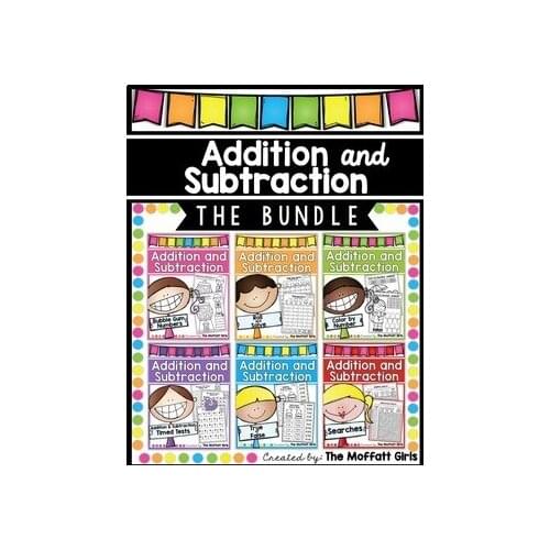 Addition and Subtraction (Mastering Math Facts) THE BUNDLE! Worksheets Learning PDF Electronic File
