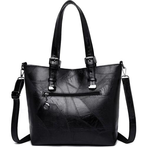 Women Messenger Bags High Quality Large Tote New Women Handbag Leather Luxurious Female Shoulder Bag Designer Retro