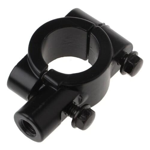 Universal Motorcycle Bike 7/8\" Handle Rearview Mirror Mount Holder Adaptor 8MM U90C