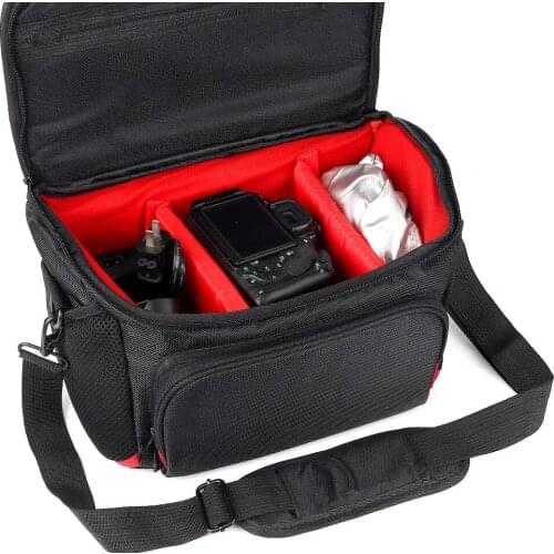 Waterproof DSLR Digital Camera Backpack Bag Shoulder Case w/ Rain Cover For Nikon Canon Sony Fujifilm Olyopus + Tracking Number