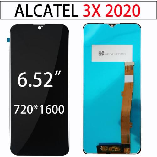 6.52" New For Alcatel 3x 2019 2020 5048 OT5048Y 5048U OT5048 5061a 5061U LCD Display Touch Screen Digitizer Assembly 100