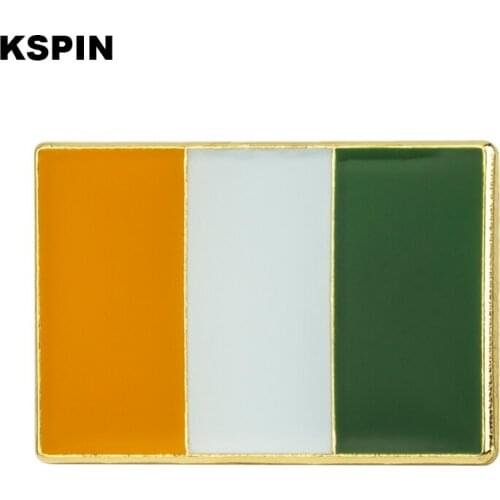 Ireland Badge Symbol Pin Metal Badges Decorative Brooch Pins for Clothes Brooch Jewelry XY0748