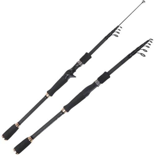 2020 New 1.8~3.0M Fishing Rod Portable Spining Telescopic Fishing Rod Long Pole Carbon High Strength Lure Rod