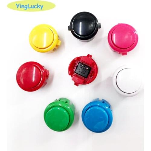 100PCS Arcade button sanwa button 30mm 24mm arcade DIY kit arcade game machines jamma game accessories suitable for Raspberry Pi