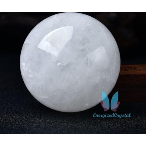 2.6'' 1LB Que Sera Quartz Natural Crystal Sphere Healing Ball Meditation Decor