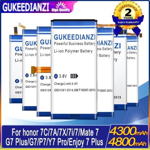 Battery HB366481ECW For Huawei honor 7 7C 7A 7X 7i 7A 7S 7A Pro/Enjoy 7S 7 Plus Ascend P7 G7 Plus Y7 Prime/Y7 Pro 2017 Mate 7