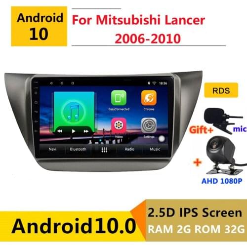 Android 10.0 car radio auto stereo for Mitsubishi Lancer 9 CS 2000 - 2010 navigation GPS DVD Multimedia Player