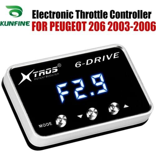 Car Electronic Throttle Controller Racing Accelerator Potent Booster For PEUGEOT 206 2003-2006 Tuning Parts