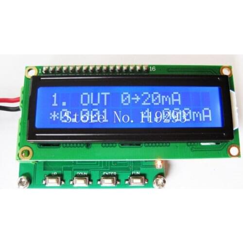 [[BELLA]Two output current and voltage source transmitter signal generator 4-20mA/0-10V--2PCS/LOT