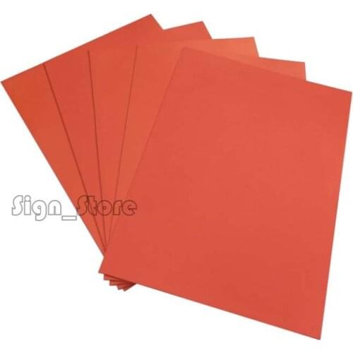 Free Shipping Laser Rubber Sheet 297 x210 x2.3mm A4 Size Orange colour for laser Engraving Engraver Stamp Maker
