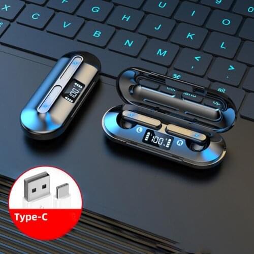 TWS Bluetooth Wireless Earphones 5.2 Touch Control 9D Stereo Sport Earbuds Gaming Headset Noise Reduction Mini In-ear Earphones